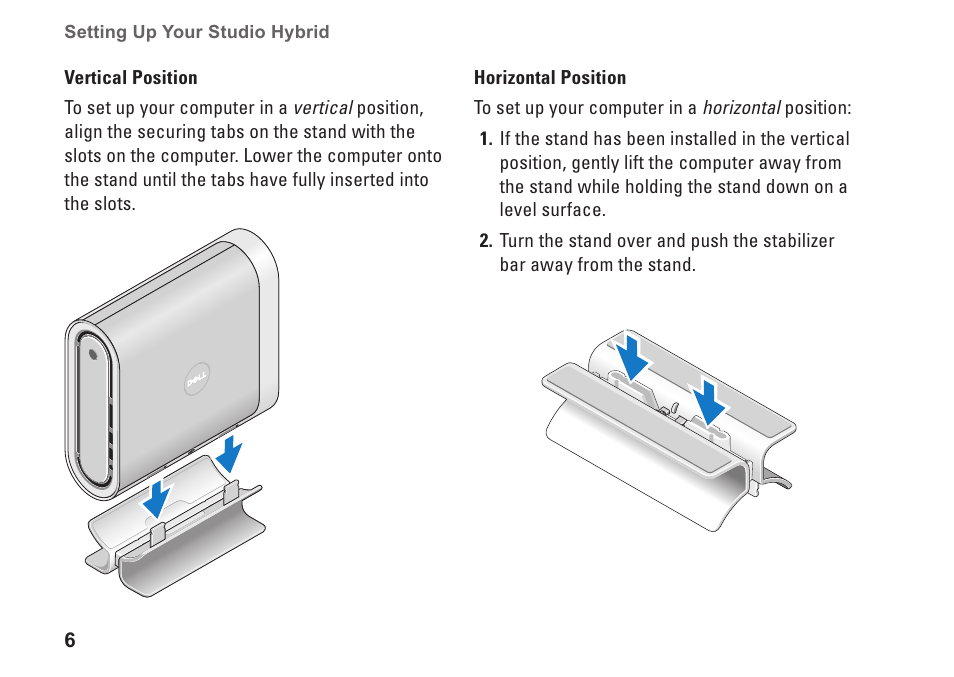 Dell Studio Hybrid D140G (Mid 2008) User Manual | Page 8 / 64