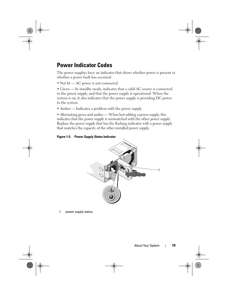 Power indicator codes | Dell DX6012S User Manual | Page 19 / 152