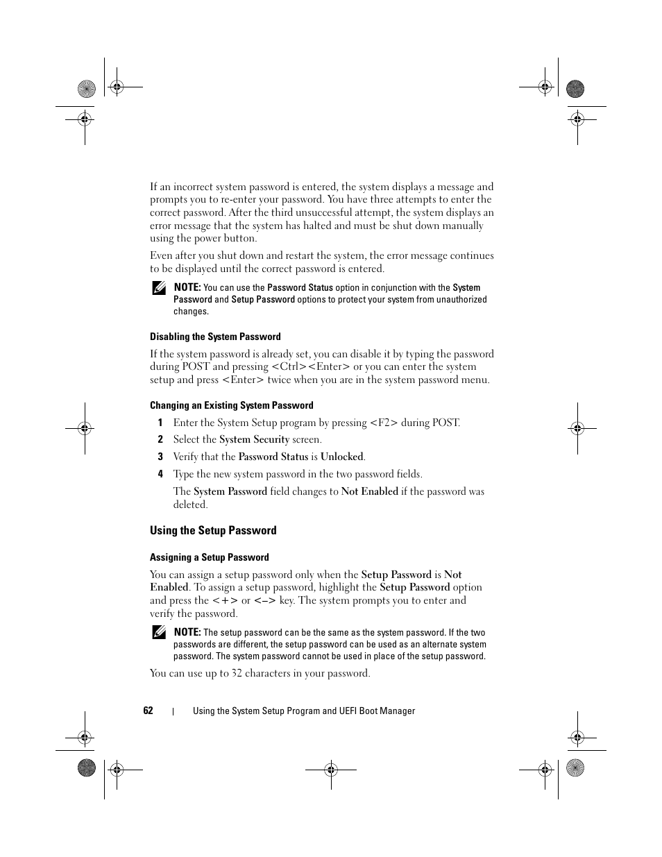 Using the setup password | Dell DX6012S User Manual | Page 58 / 152