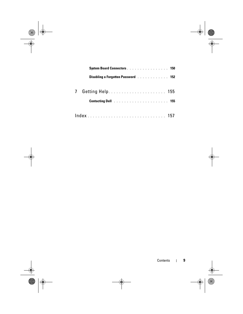 7getting help, Index | Dell DX6012S User Manual | Page 9 / 152