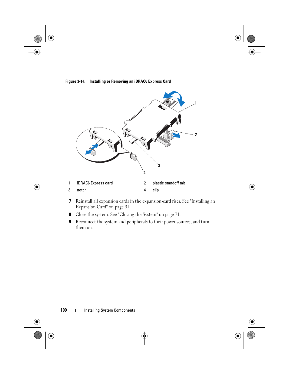 D down until it is fully seated. see figure 3-14 | Dell DX6012S User Manual | Page 96 / 152