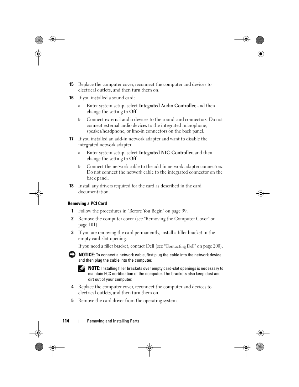 Dell XPS 420 (Late 2007) User Manual | Page 114 / 226