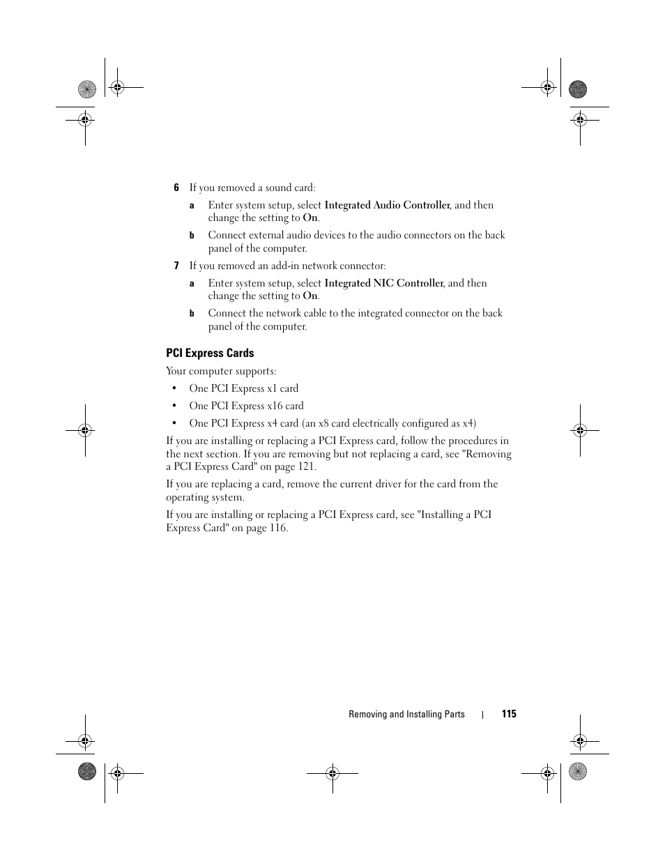 Dell XPS 420 (Late 2007) User Manual | Page 115 / 226