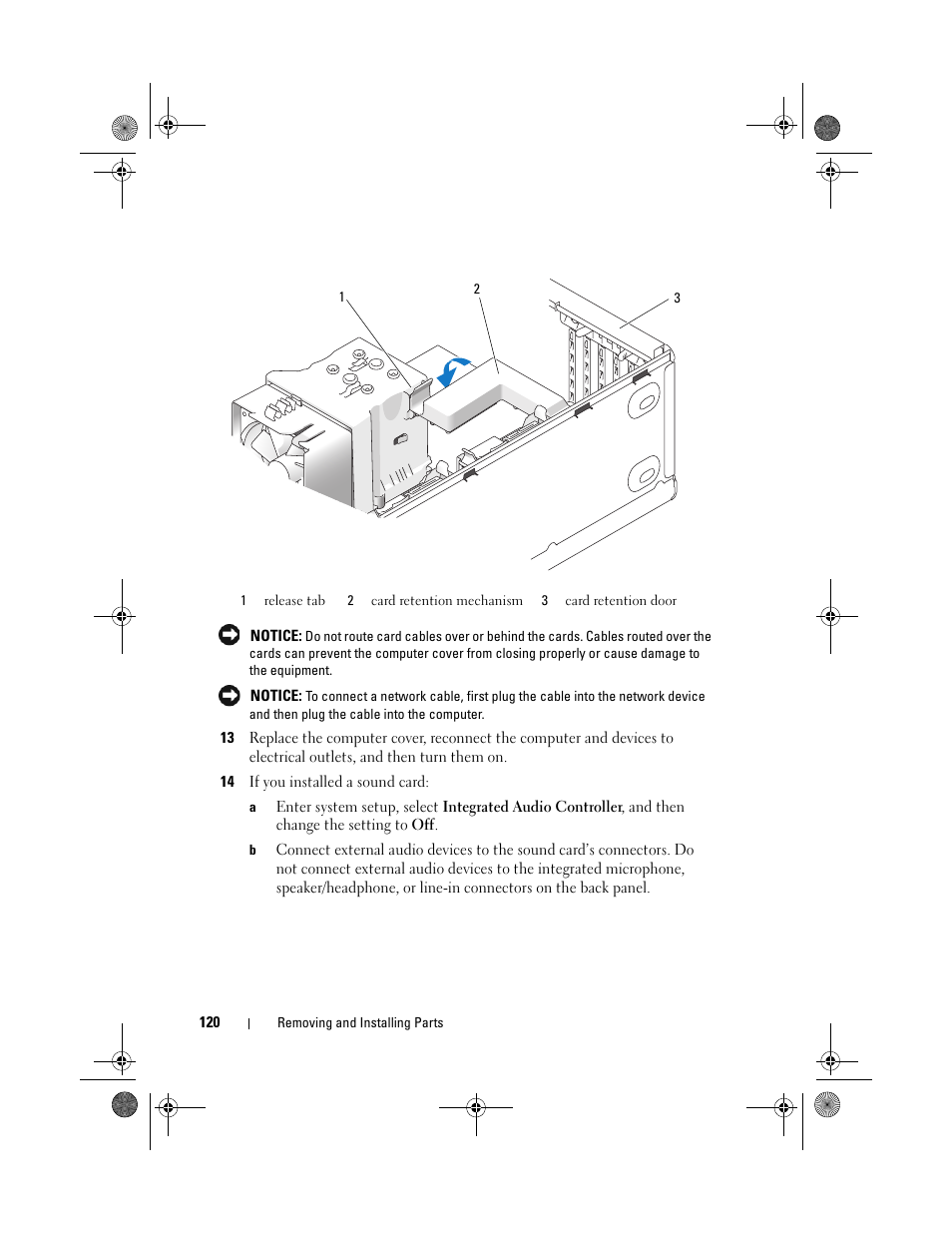 Dell XPS 420 (Late 2007) User Manual | Page 120 / 226