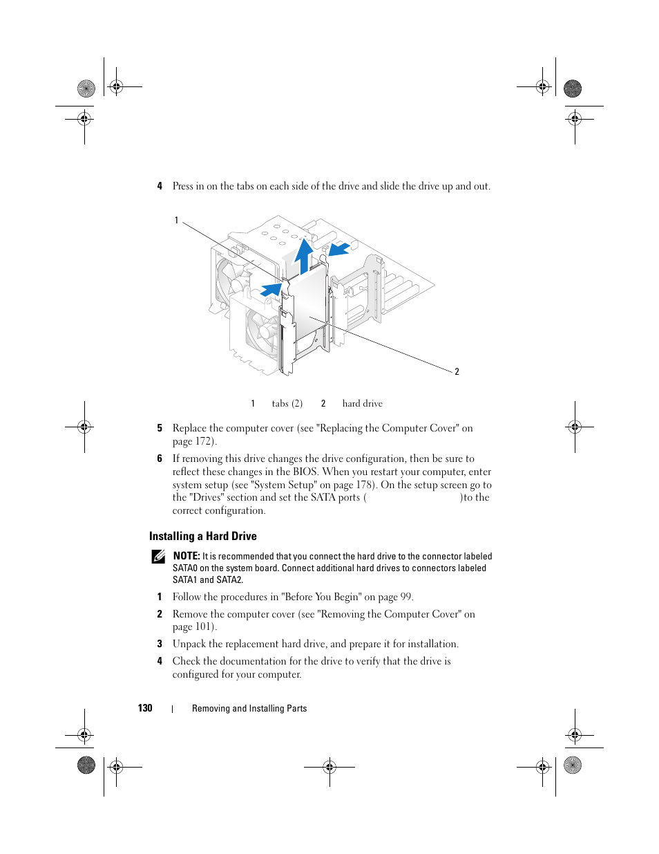 Dell XPS 420 (Late 2007) User Manual | Page 130 / 226
