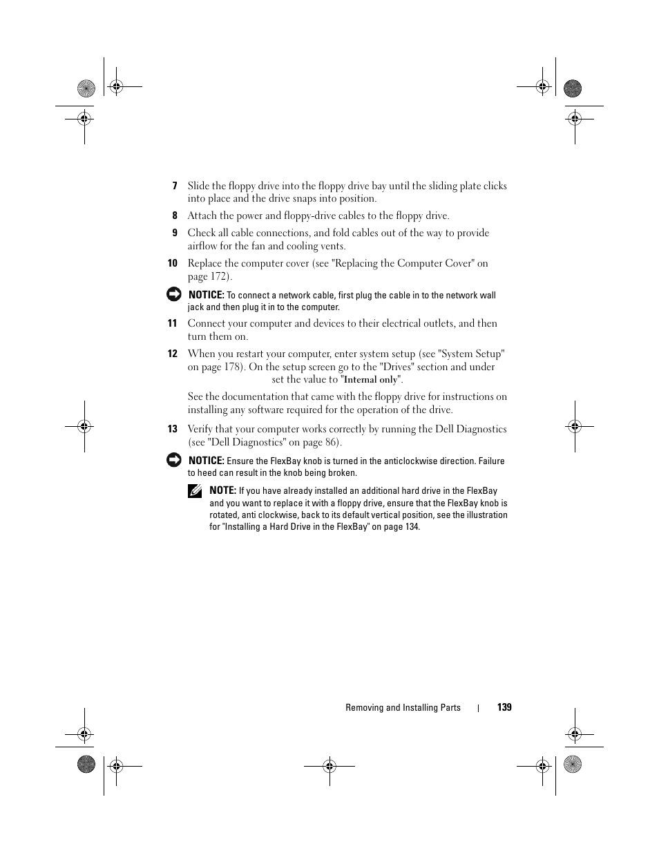 Dell XPS 420 (Late 2007) User Manual | Page 139 / 226