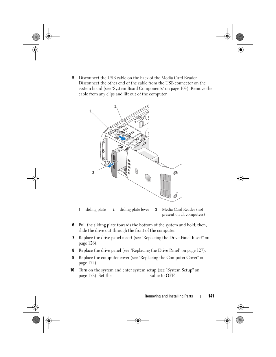 Dell XPS 420 (Late 2007) User Manual | Page 141 / 226