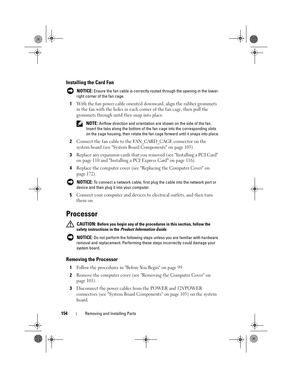 Processor | Dell XPS 420 (Late 2007) User Manual | Page 154 / 226