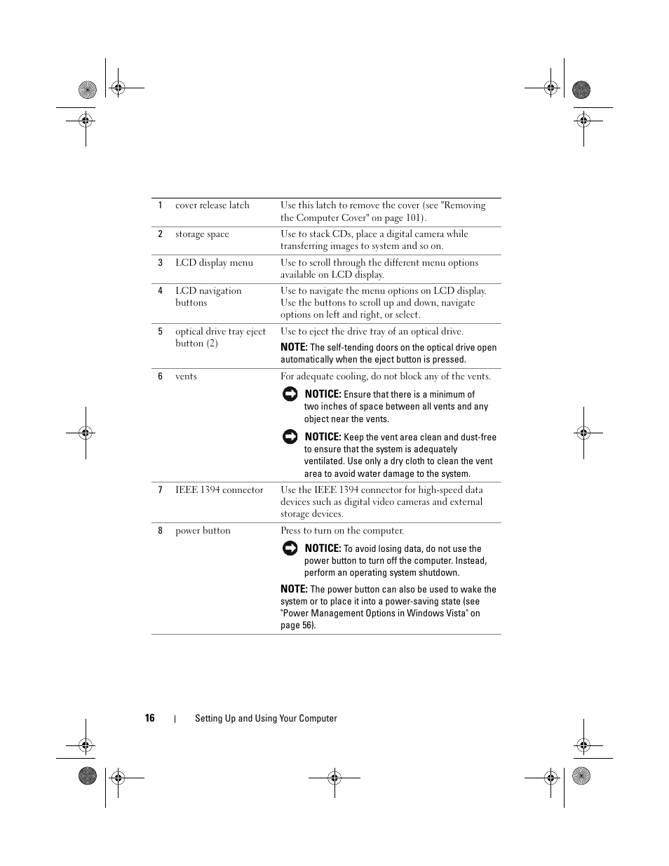 Dell XPS 420 (Late 2007) User Manual | Page 16 / 226