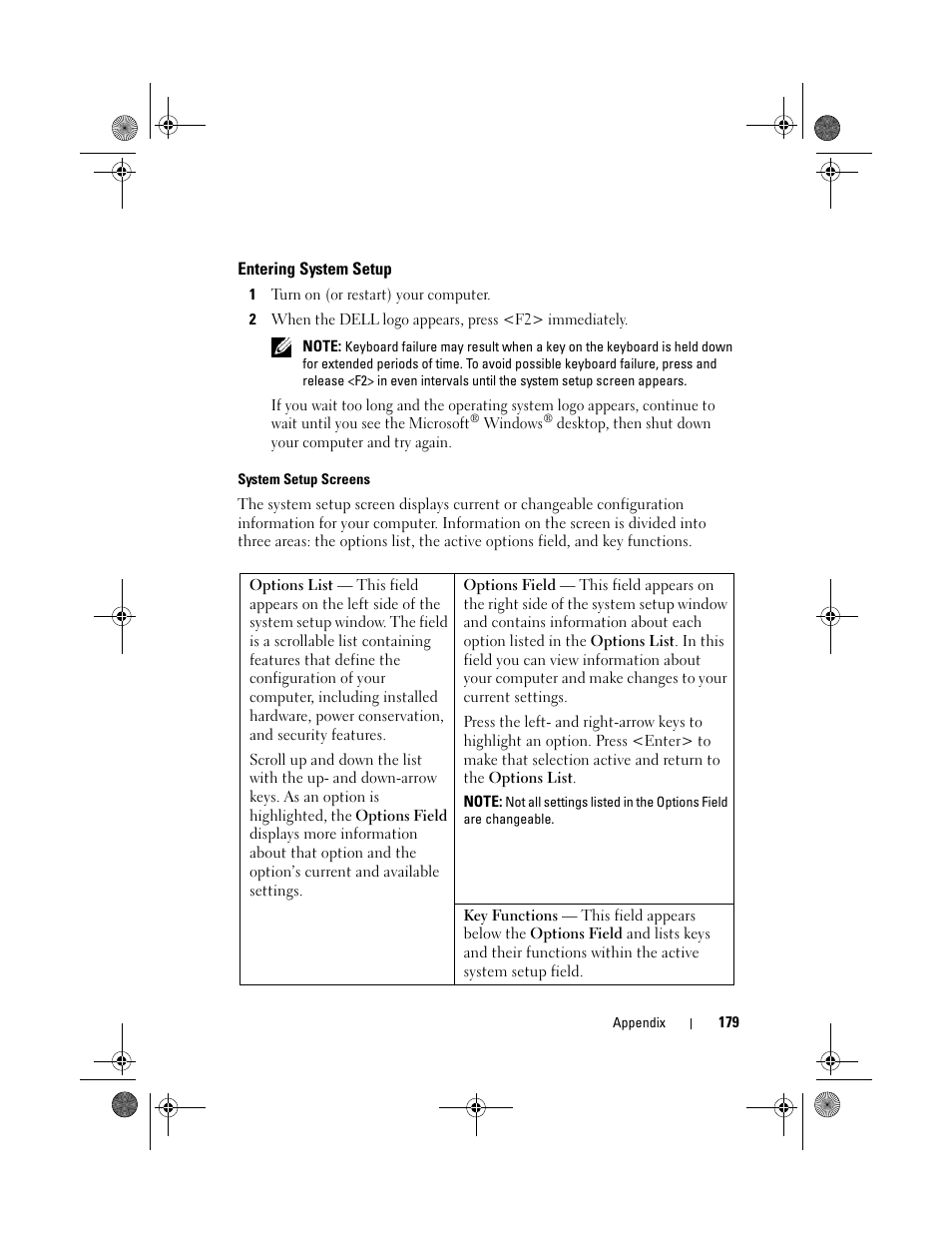 Dell XPS 420 (Late 2007) User Manual | Page 179 / 226