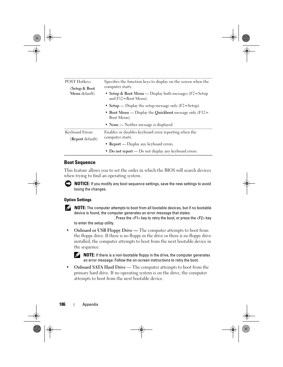 Dell XPS 420 (Late 2007) User Manual | Page 186 / 226