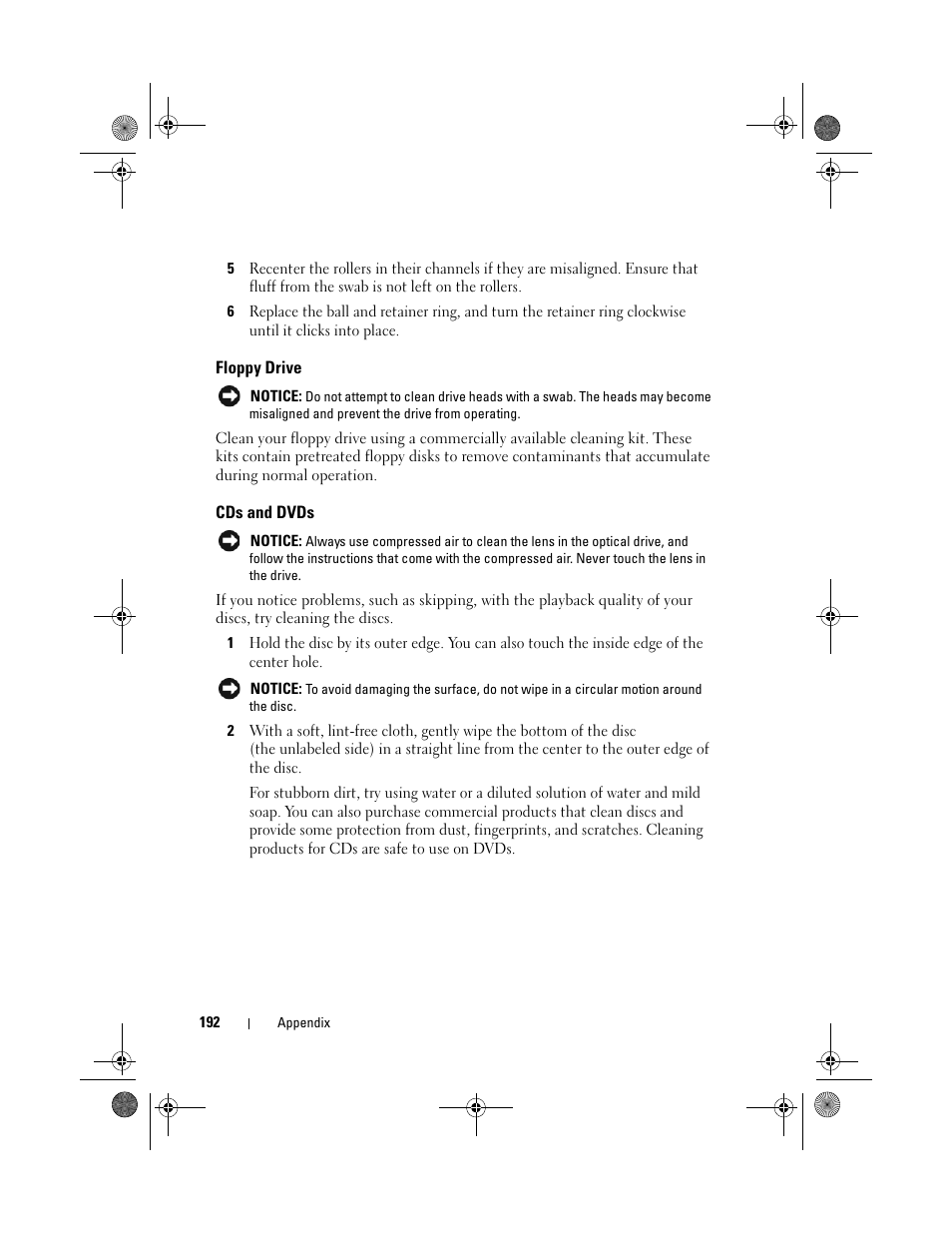 Dell XPS 420 (Late 2007) User Manual | Page 192 / 226