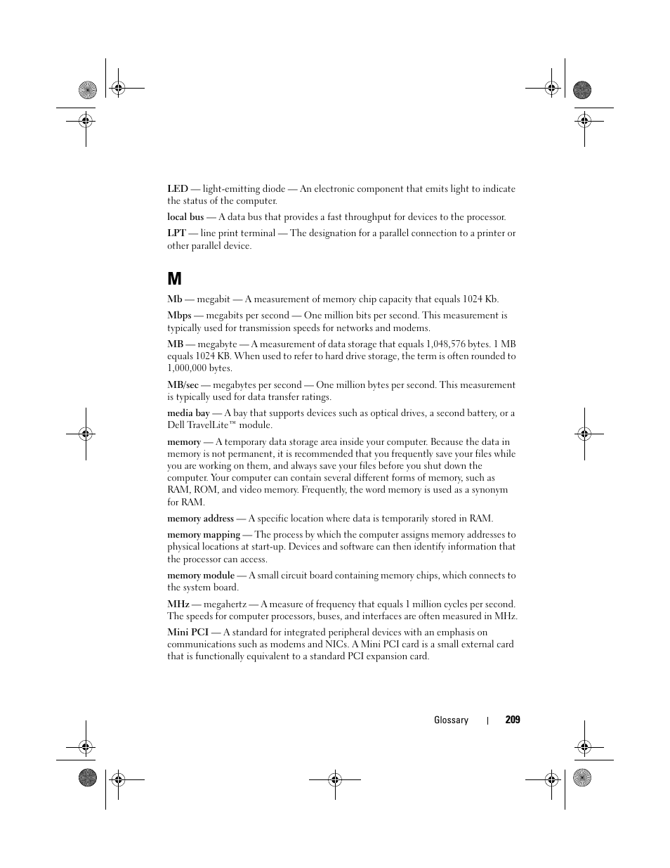 Dell XPS 420 (Late 2007) User Manual | Page 209 / 226