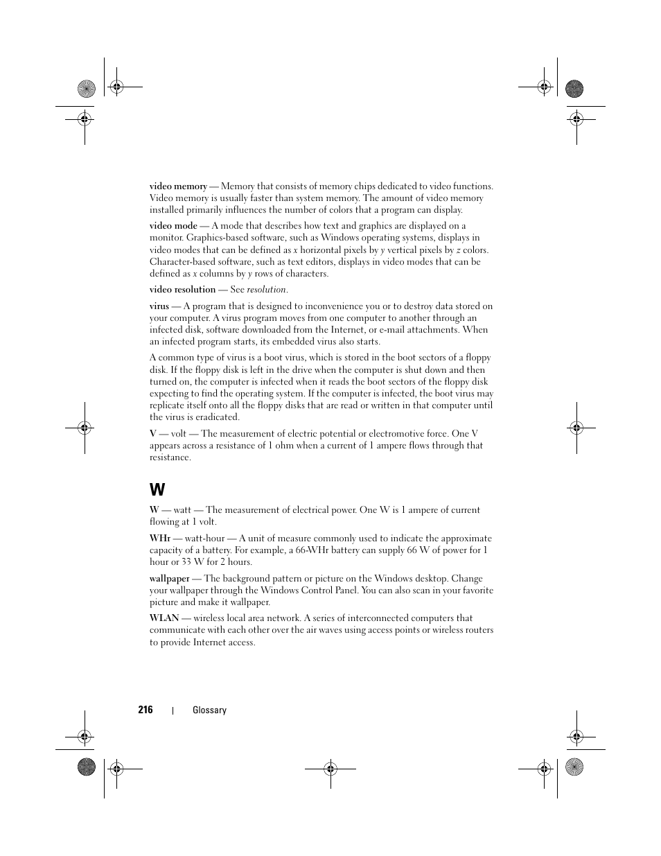 Dell XPS 420 (Late 2007) User Manual | Page 216 / 226