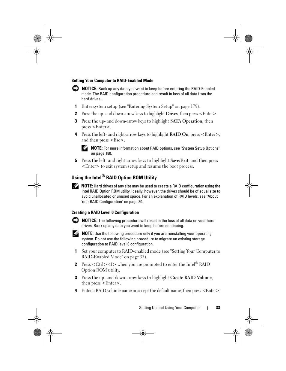 Dell XPS 420 (Late 2007) User Manual | Page 33 / 226