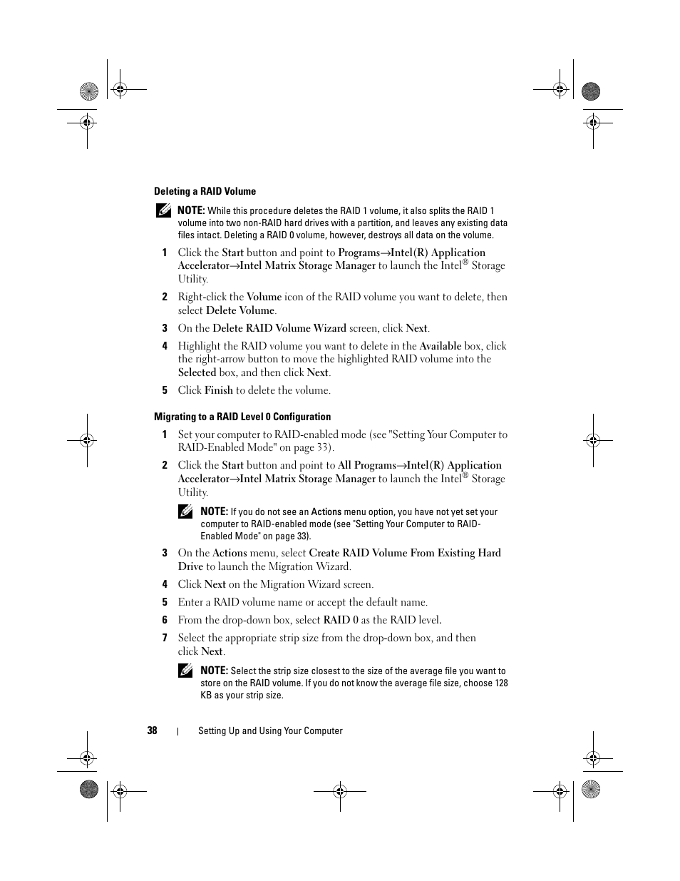 Dell XPS 420 (Late 2007) User Manual | Page 38 / 226
