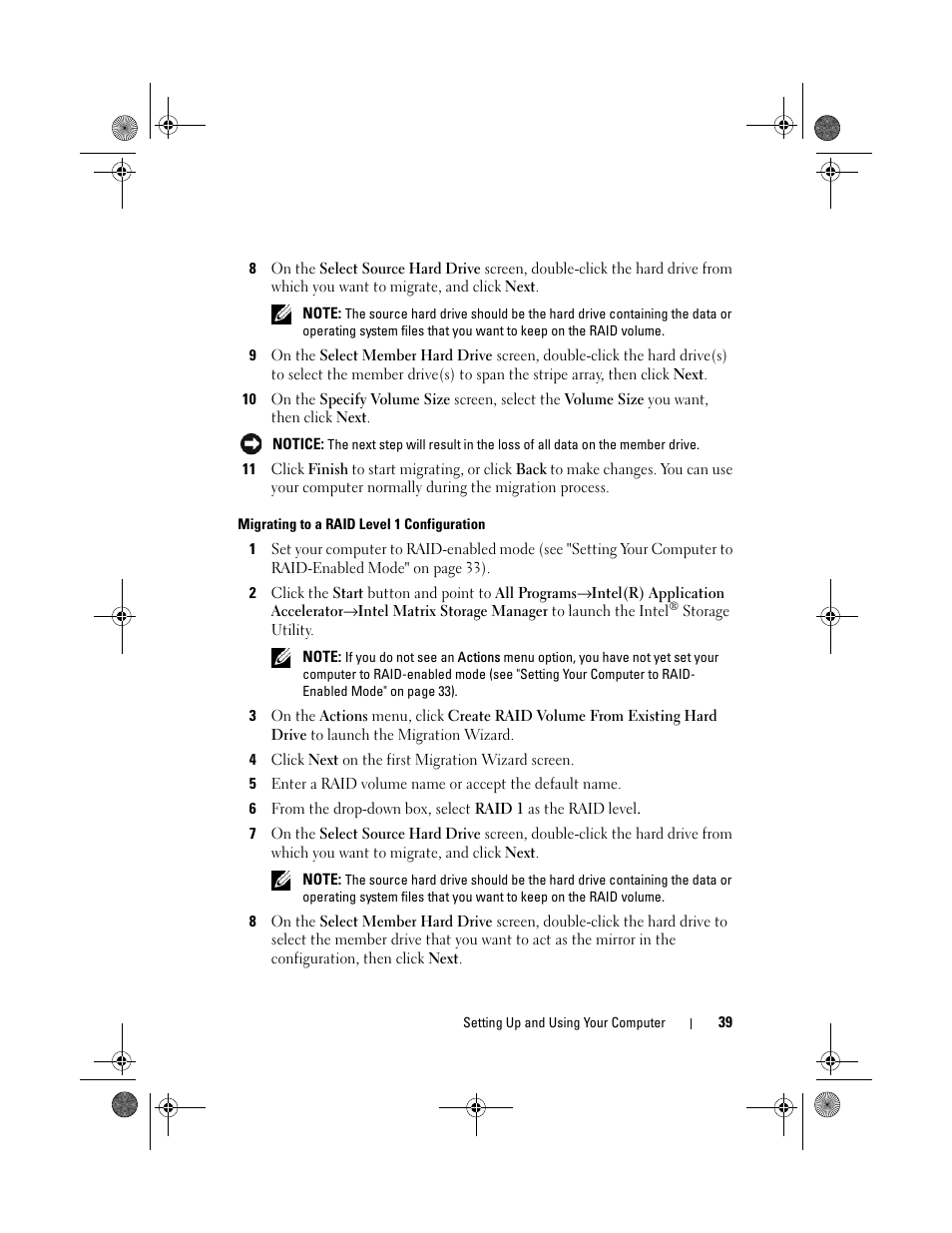 Dell XPS 420 (Late 2007) User Manual | Page 39 / 226