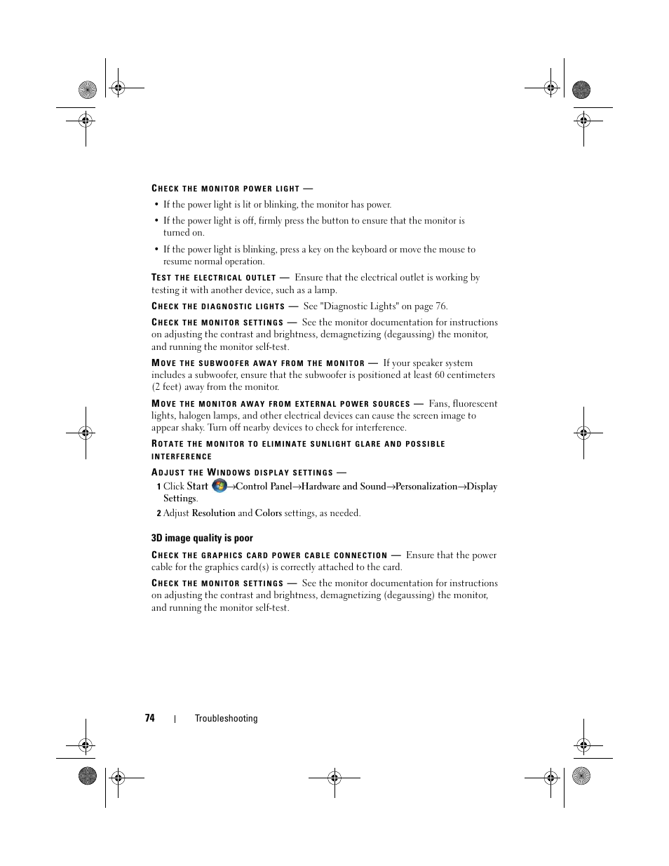 Dell XPS 420 (Late 2007) User Manual | Page 74 / 226