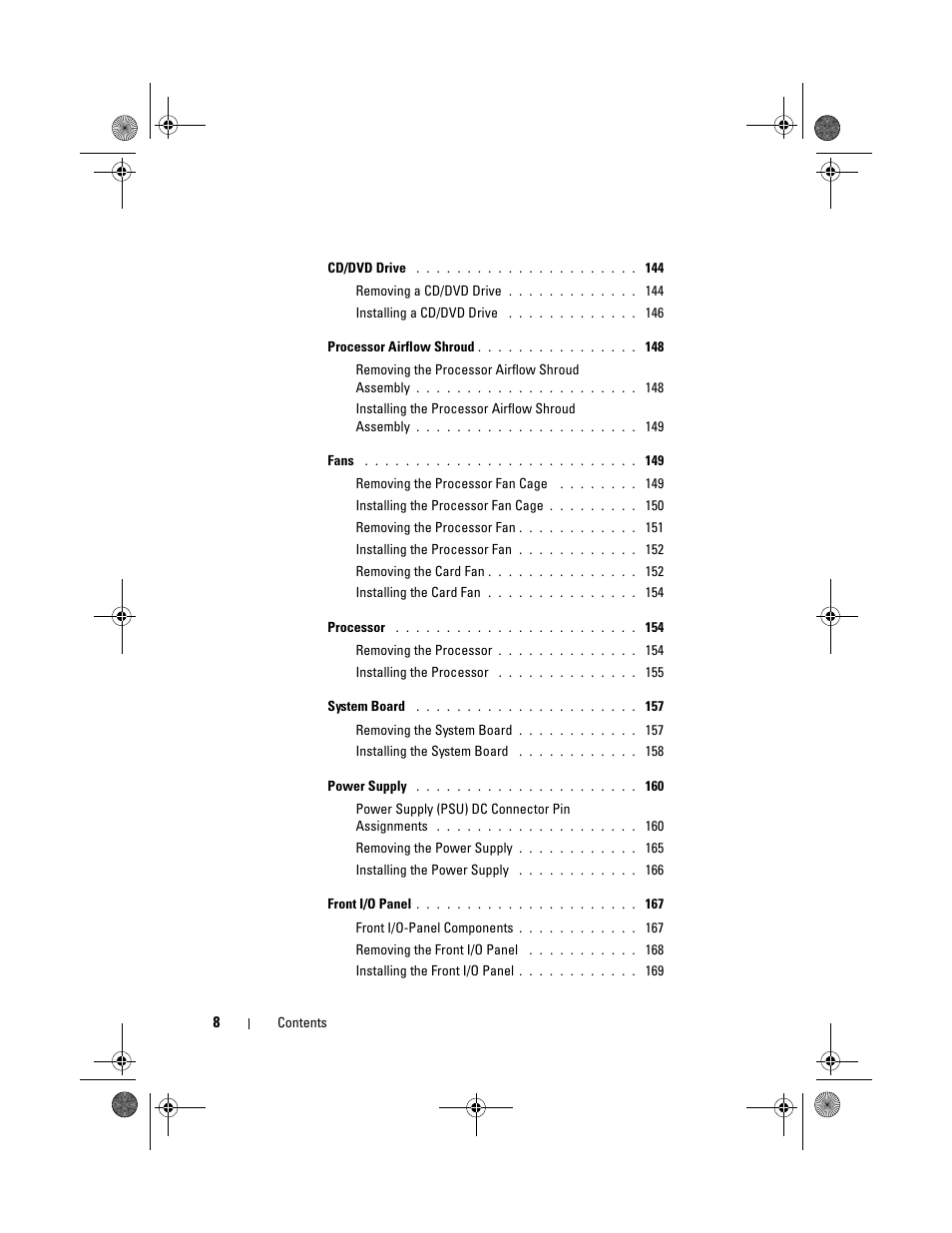 Dell XPS 420 (Late 2007) User Manual | Page 8 / 226