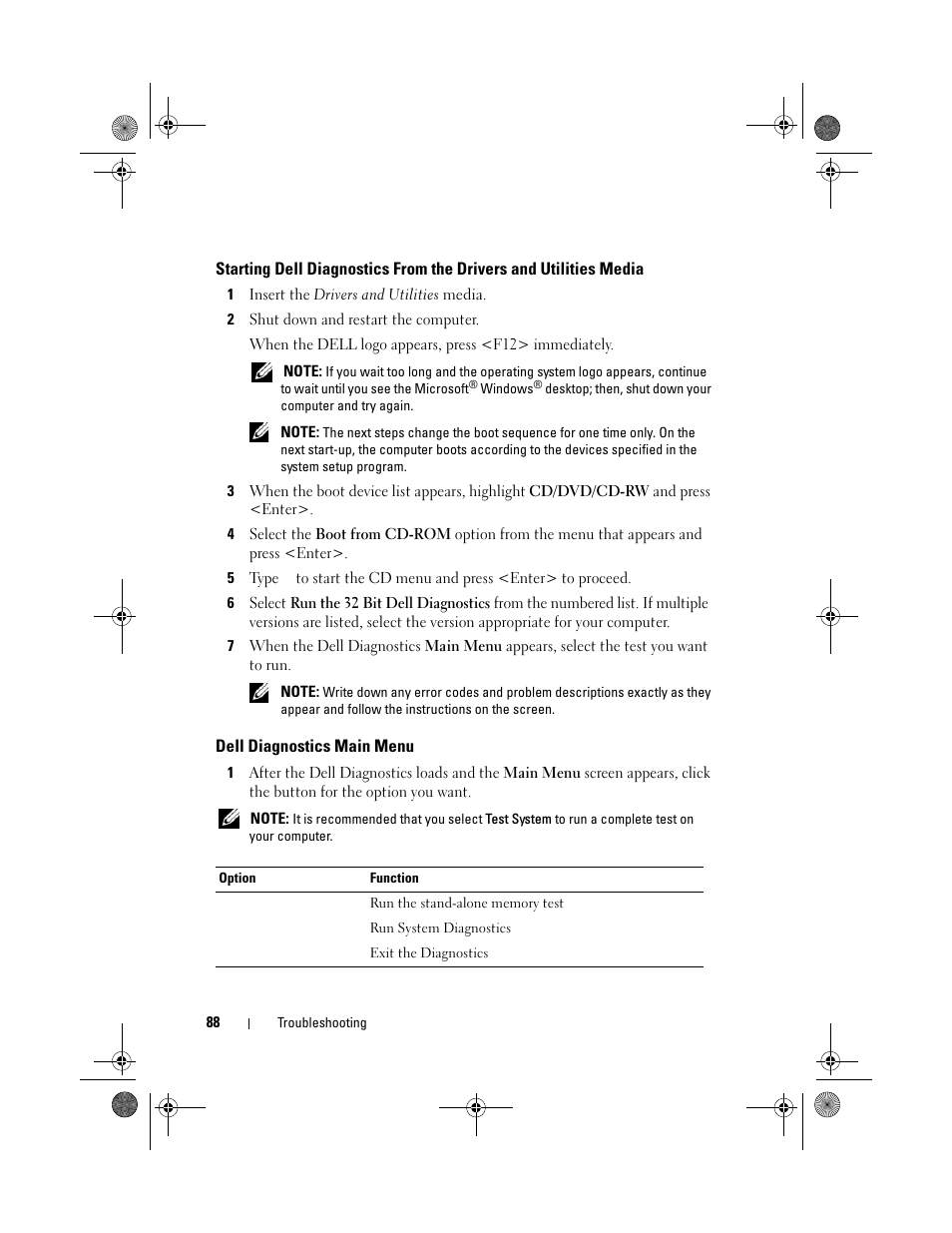 Dell XPS 420 (Late 2007) User Manual | Page 88 / 226