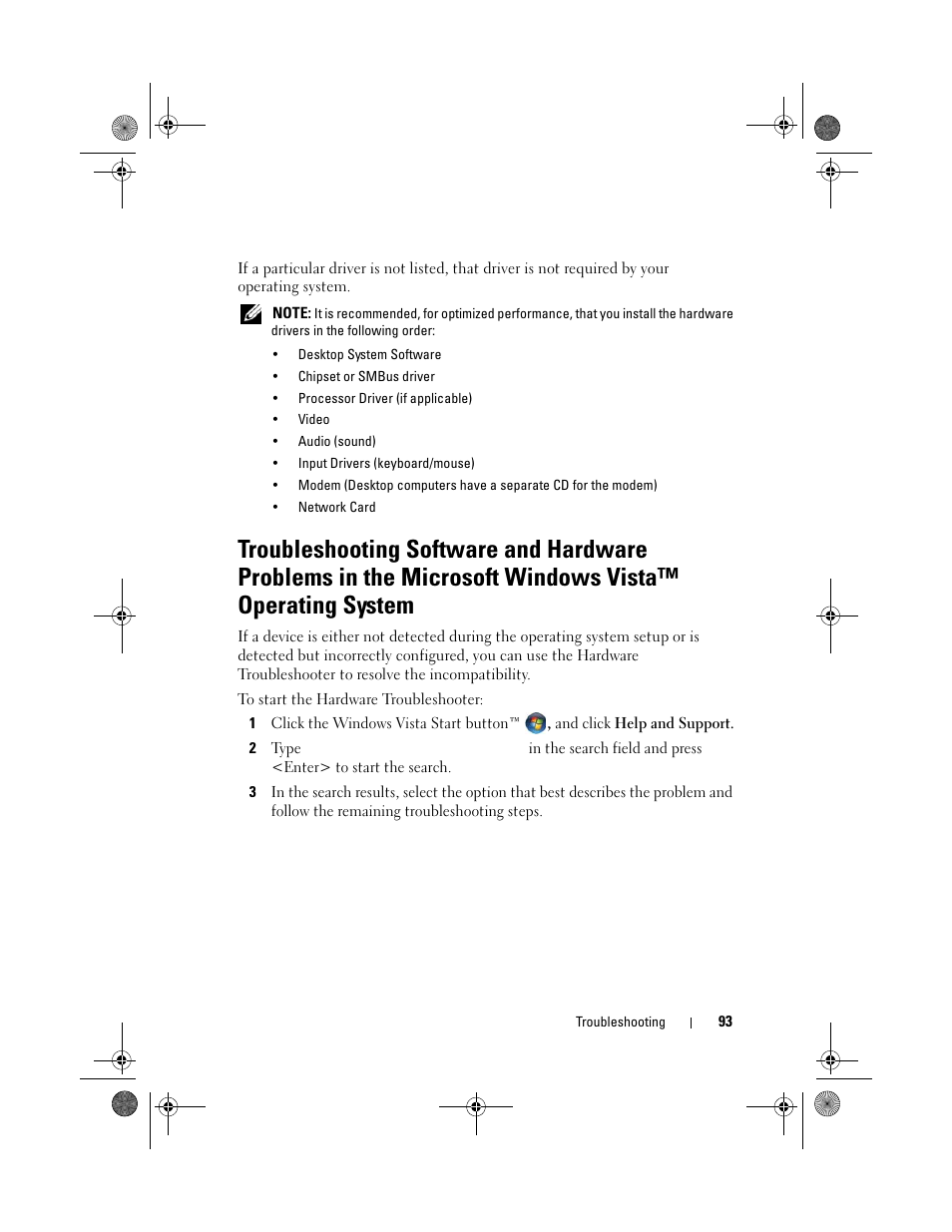 Dell XPS 420 (Late 2007) User Manual | Page 93 / 226