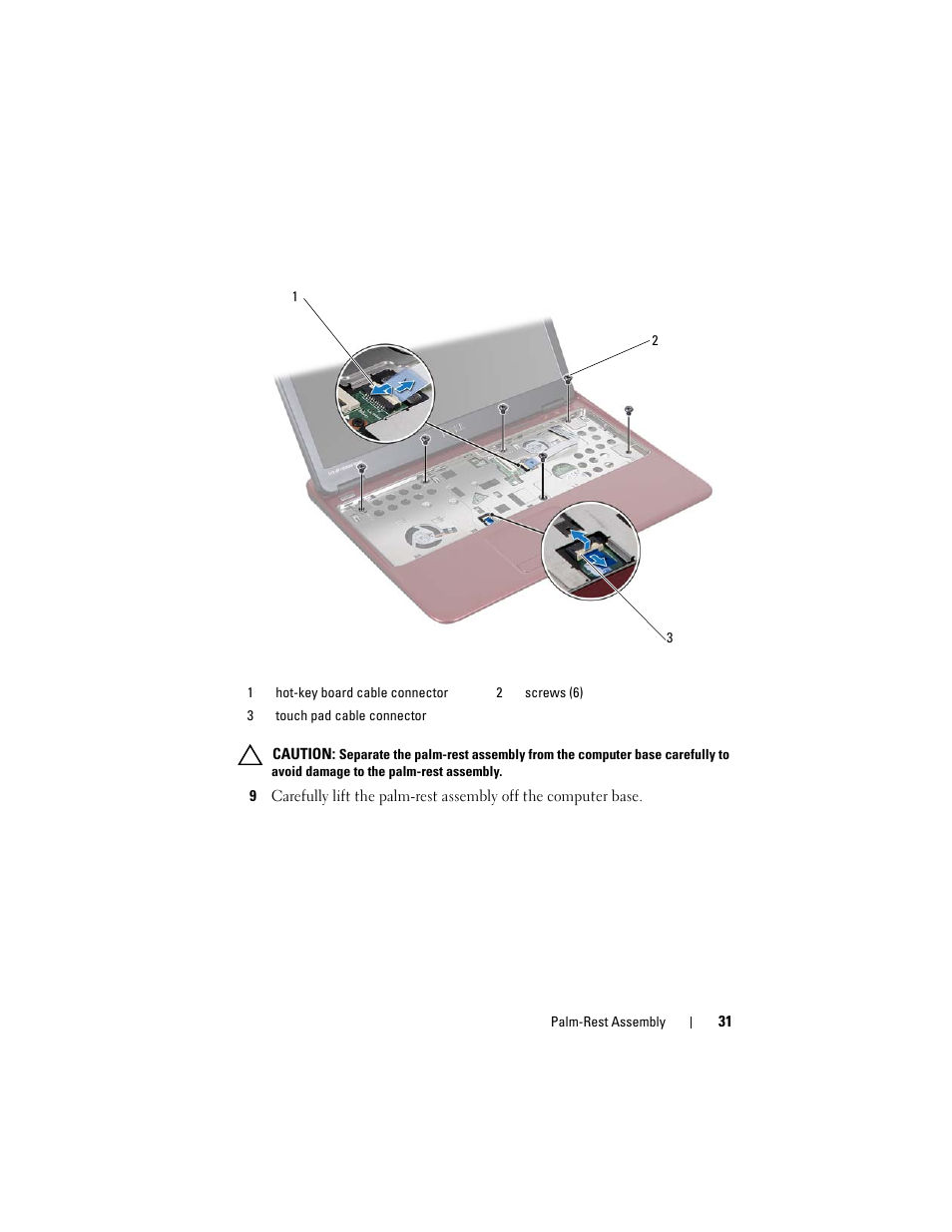 Dell Inspiron 13z (N311z, Mid 2011) User Manual | Page 31 / 92