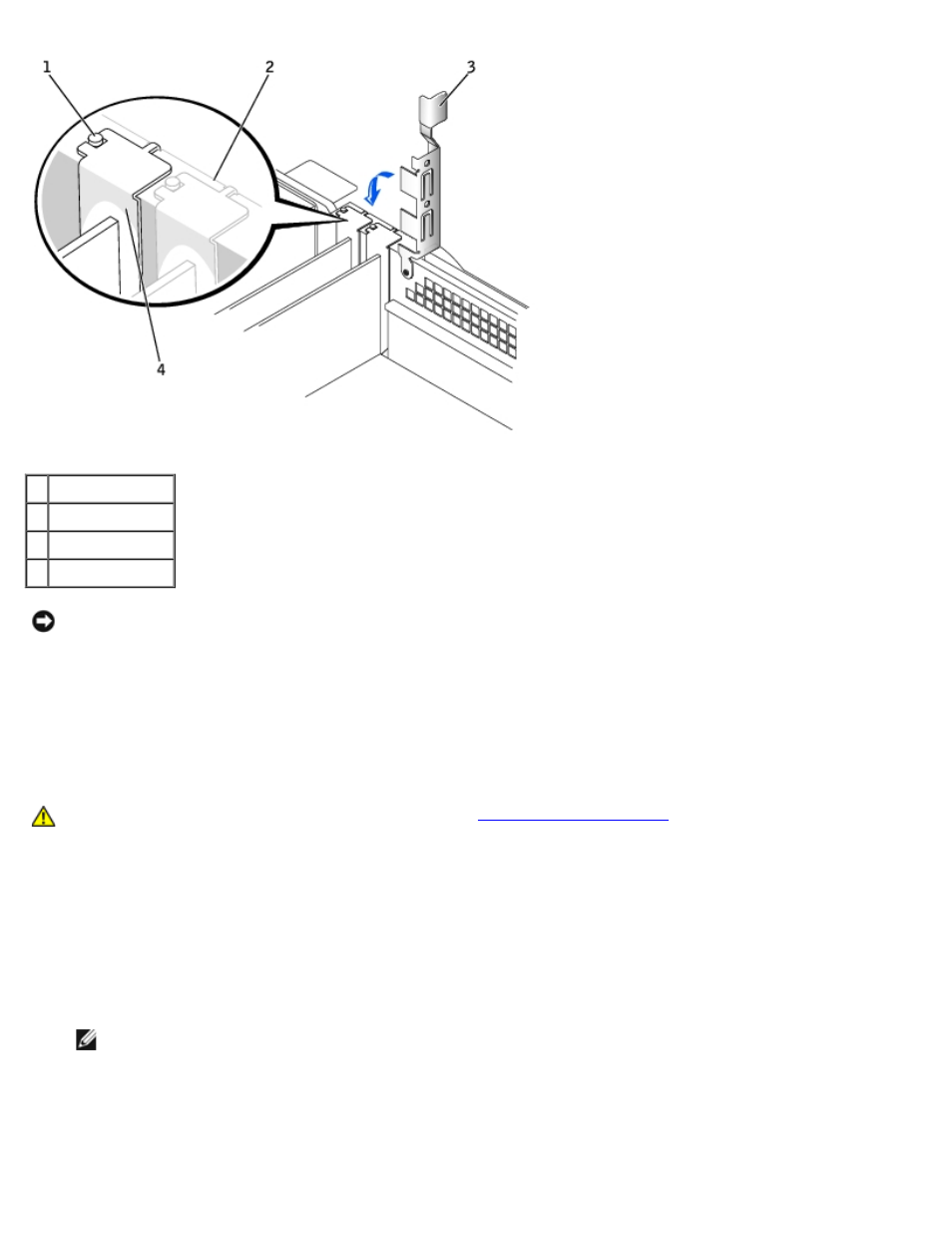 Removing a pci card | Dell OptiPlex GX260 User Manual | Page 31 / 100