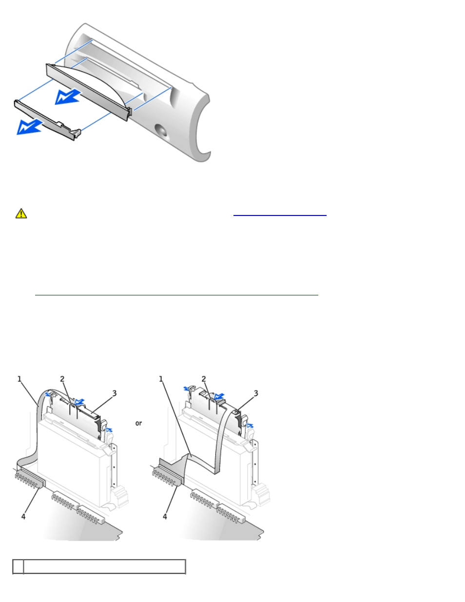 Floppy drive | Dell OptiPlex GX260 User Manual | Page 38 / 100