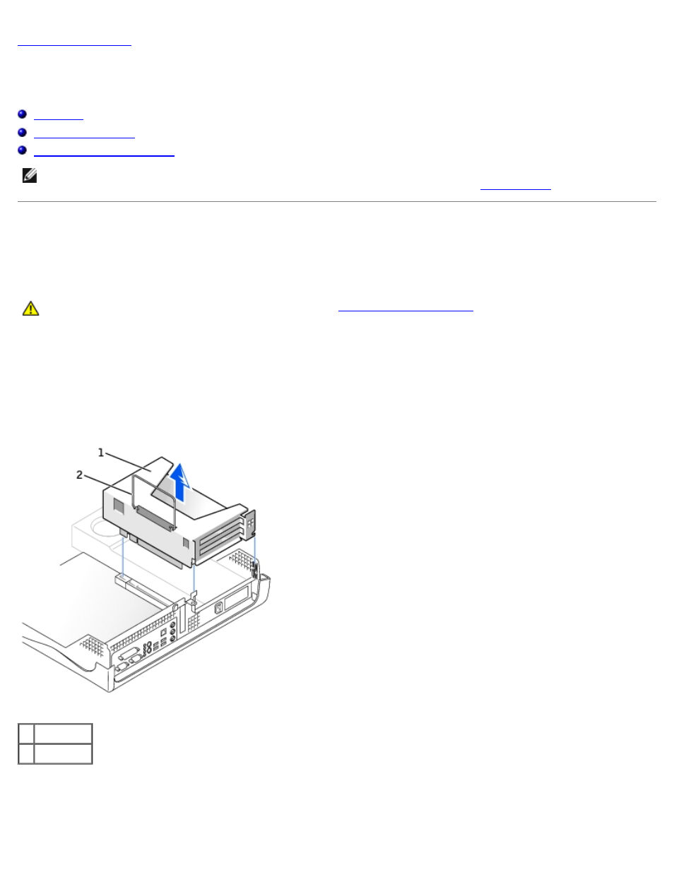 Small desktop computer, Pci cards, Removing a pci card | Dell OptiPlex GX260 User Manual | Page 88 / 100