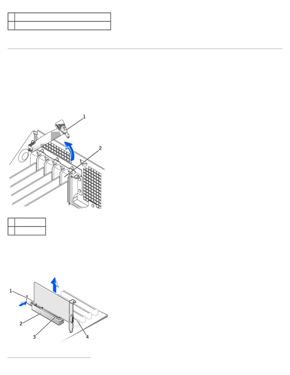Agp and dvi adapter cards, Removing an agp or dvi adapter card | Dell OptiPlex GX260 User Manual | Page 99 / 100