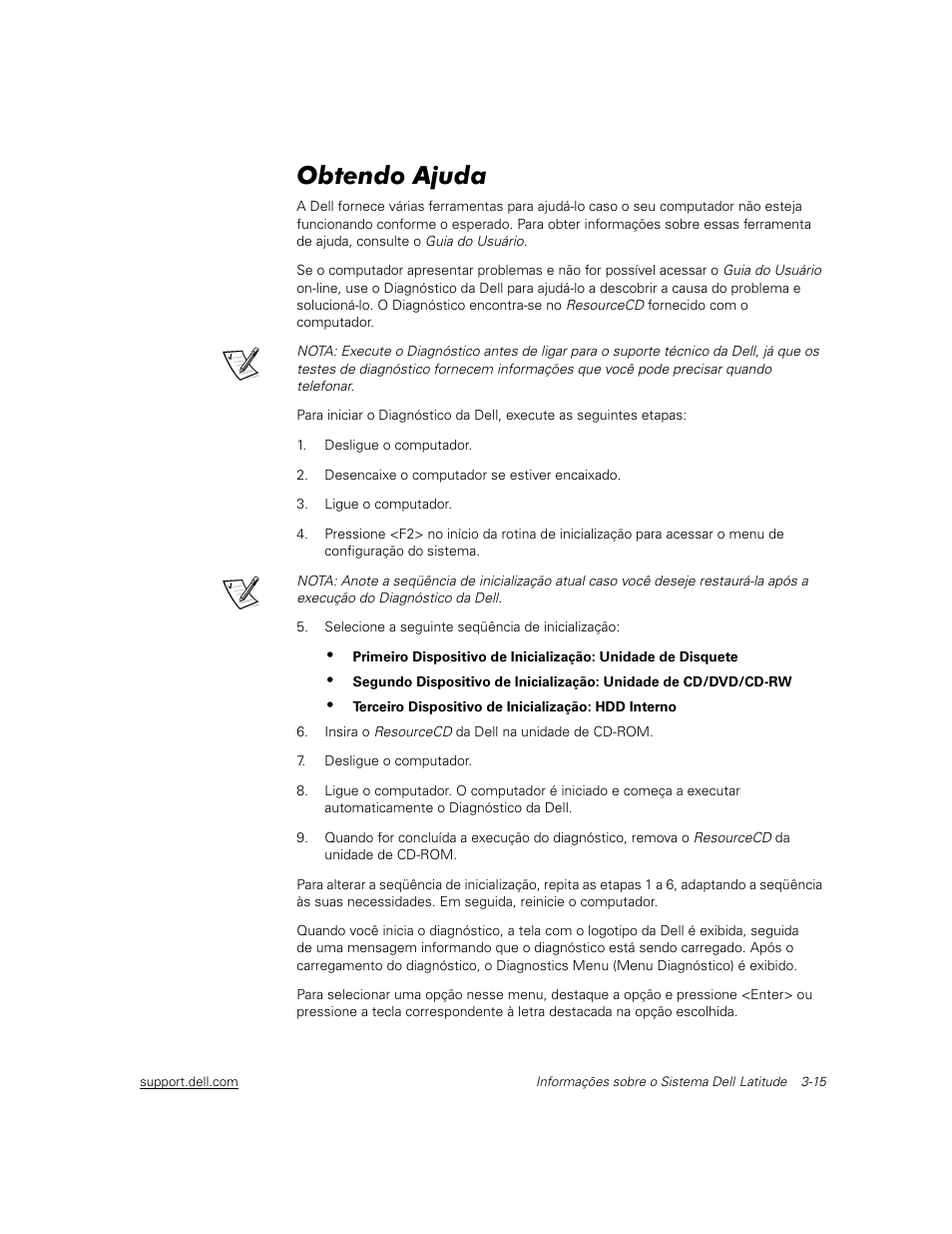 Obtendo ajuda | Dell Latitude C500 User Manual | Page 54 / 71