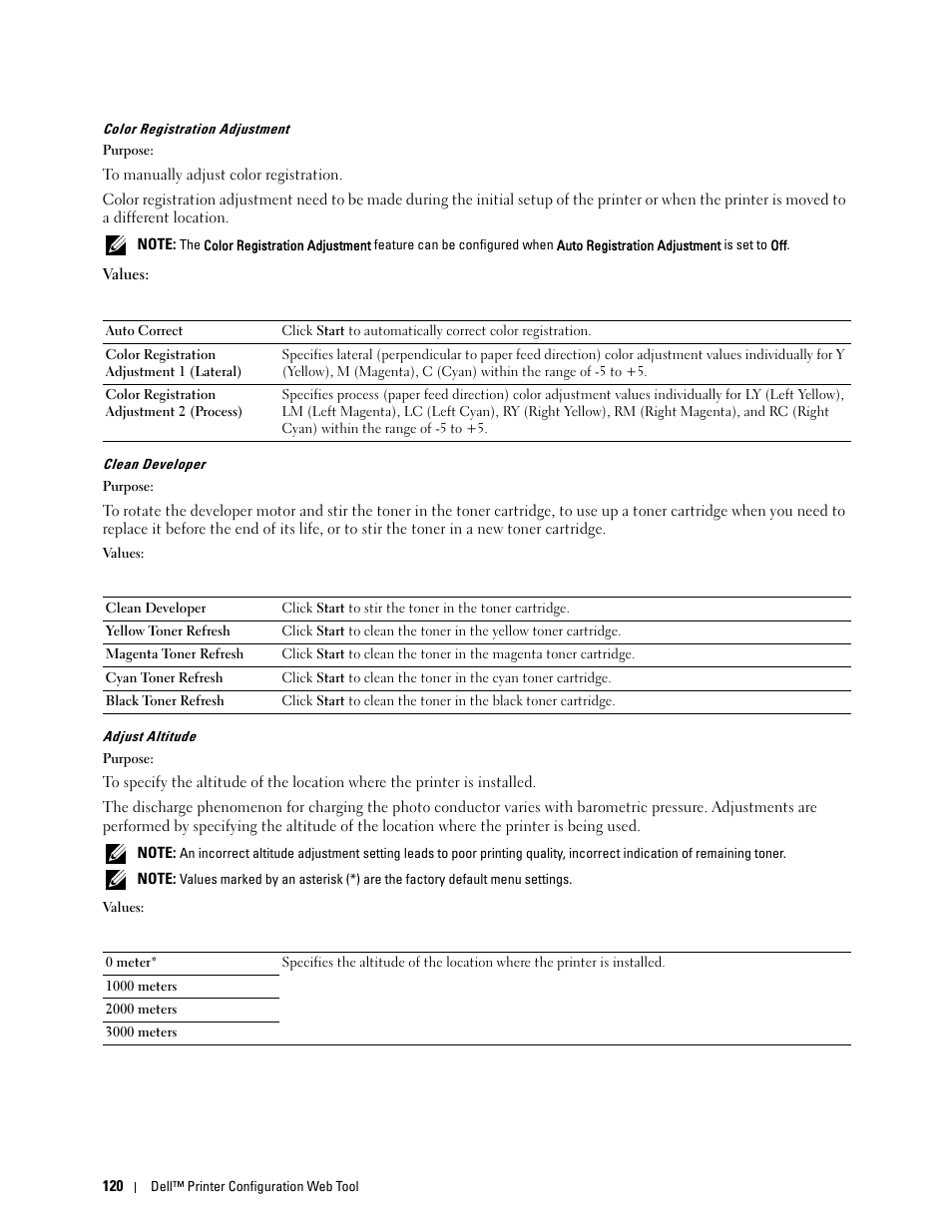 Dell C1765NFW MFP Laser Printer User Manual | Page 122 / 382
