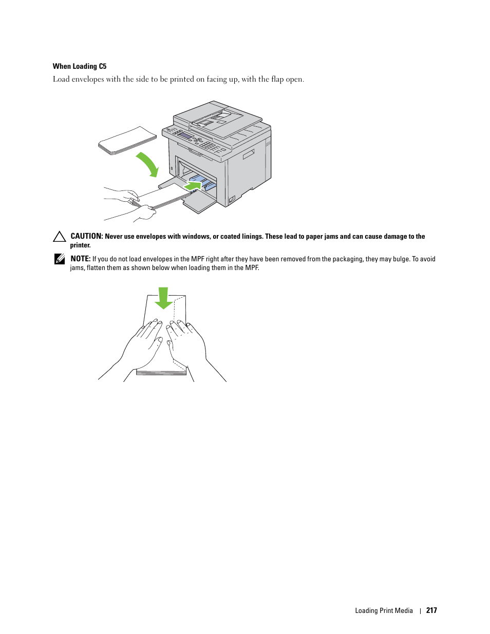 Dell C1765NFW MFP Laser Printer User Manual | Page 219 / 382