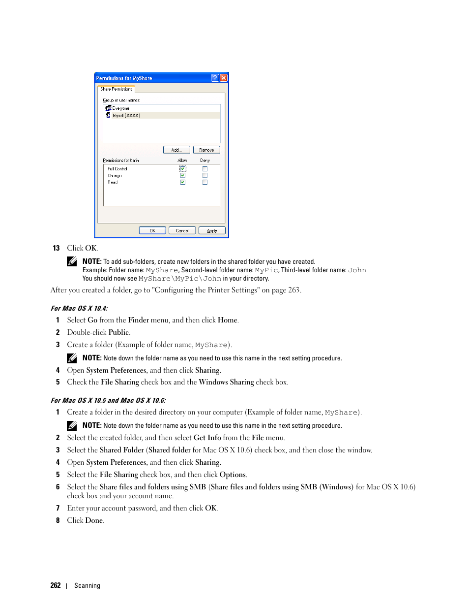 Dell C1765NFW MFP Laser Printer User Manual | Page 264 / 382