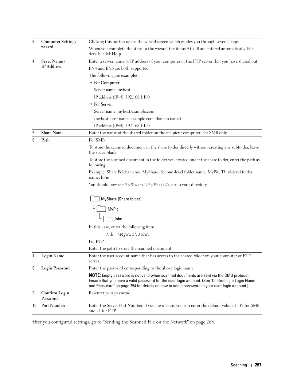 Dell C1765NFW MFP Laser Printer User Manual | Page 269 / 382