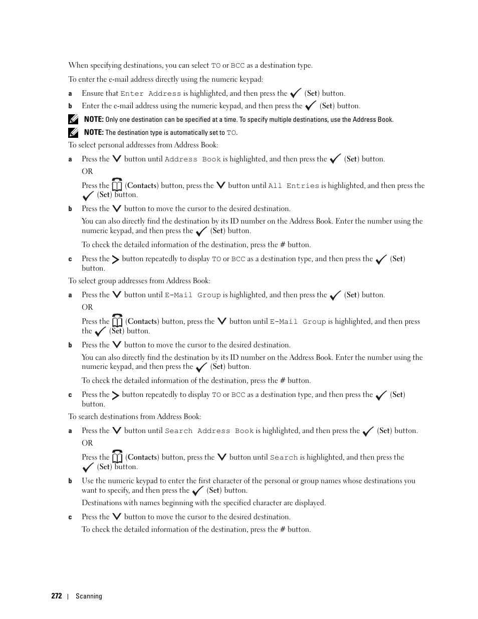 Dell C1765NFW MFP Laser Printer User Manual | Page 274 / 382