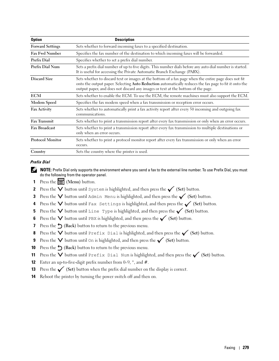 Dell C1765NFW MFP Laser Printer User Manual | Page 281 / 382