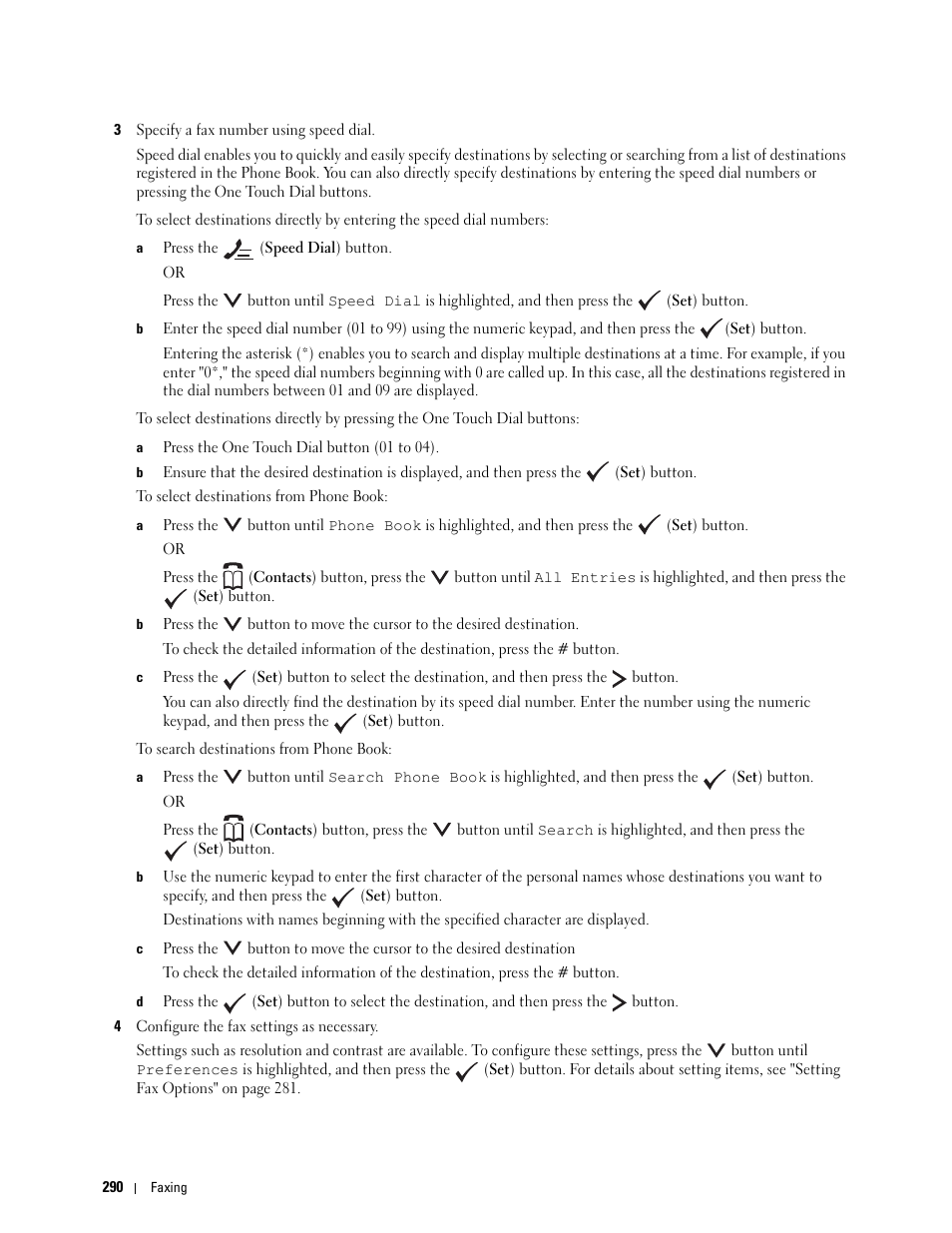 Dell C1765NFW MFP Laser Printer User Manual | Page 292 / 382