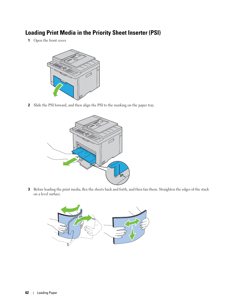 Dell C1765NFW MFP Laser Printer User Manual | Page 64 / 382