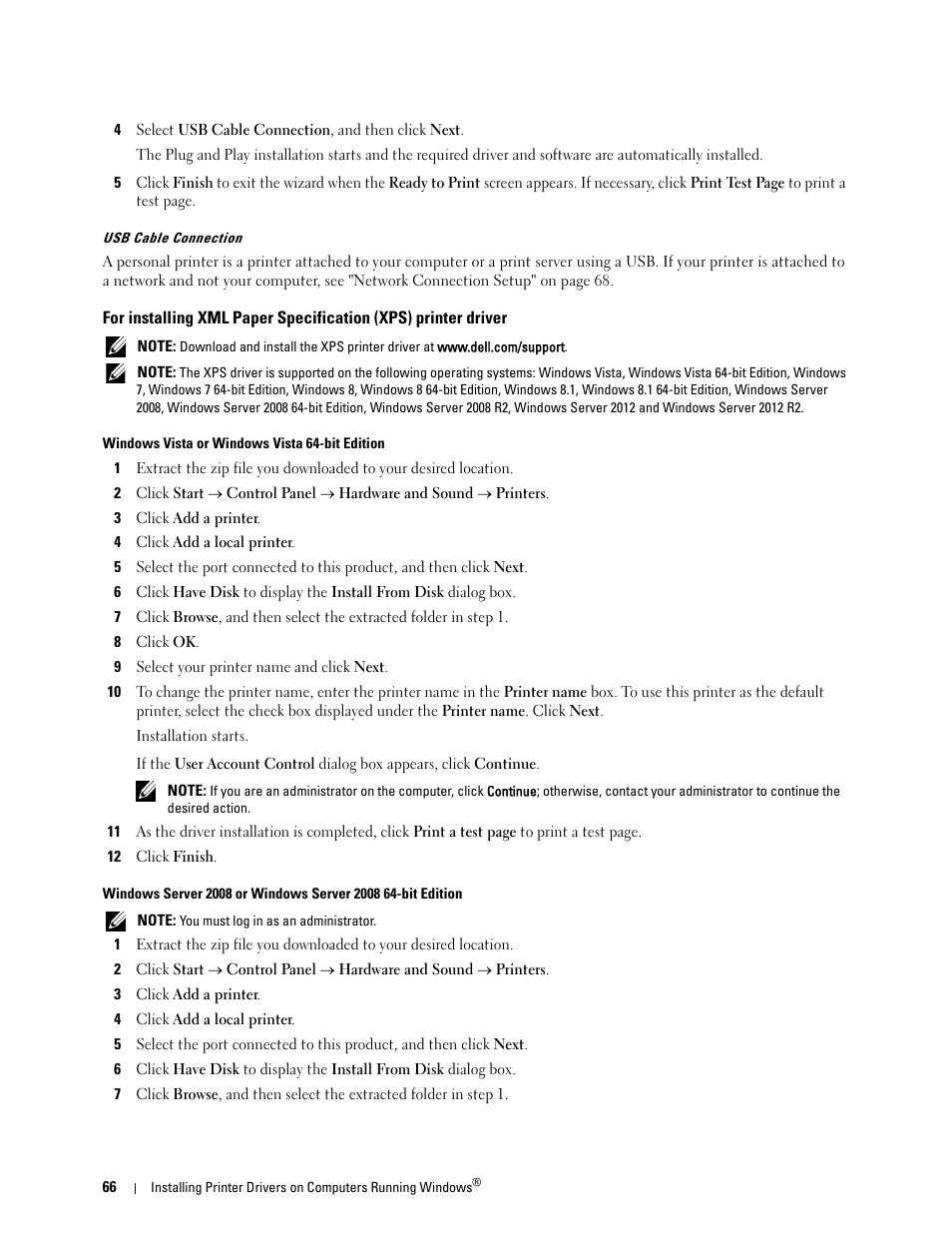 Dell C1765NFW MFP Laser Printer User Manual | Page 68 / 382