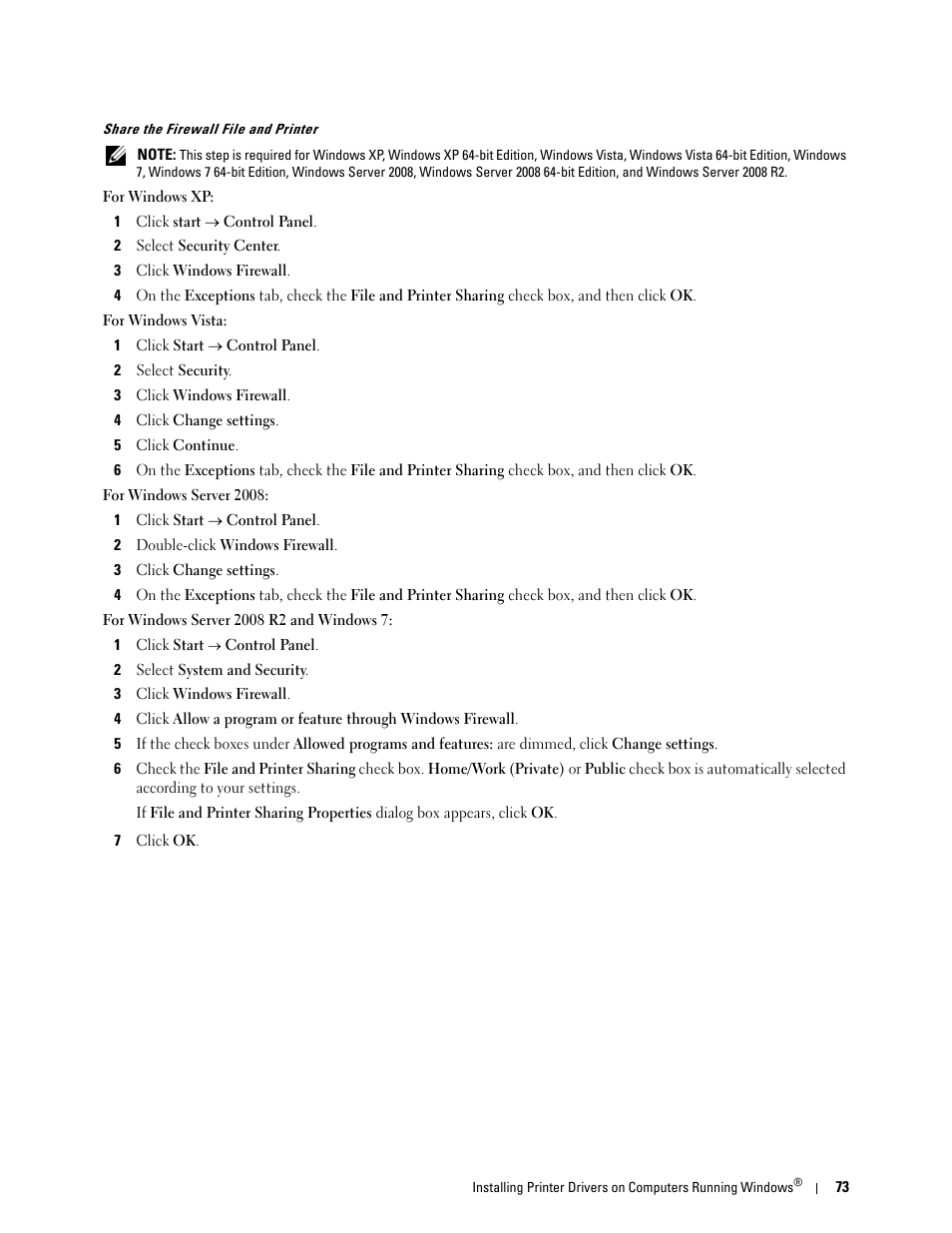Dell C1765NFW MFP Laser Printer User Manual | Page 75 / 382