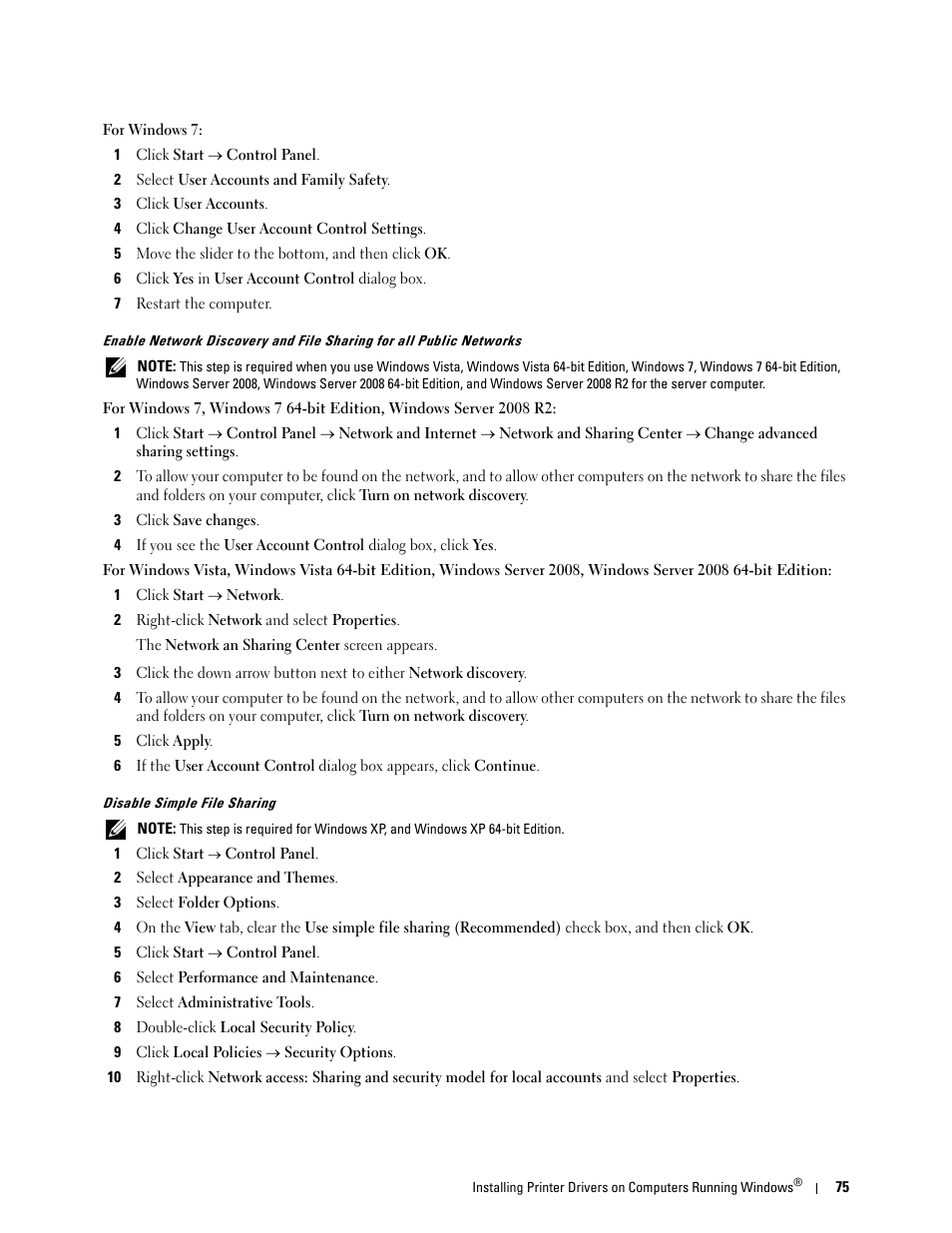 Dell C1765NFW MFP Laser Printer User Manual | Page 77 / 382