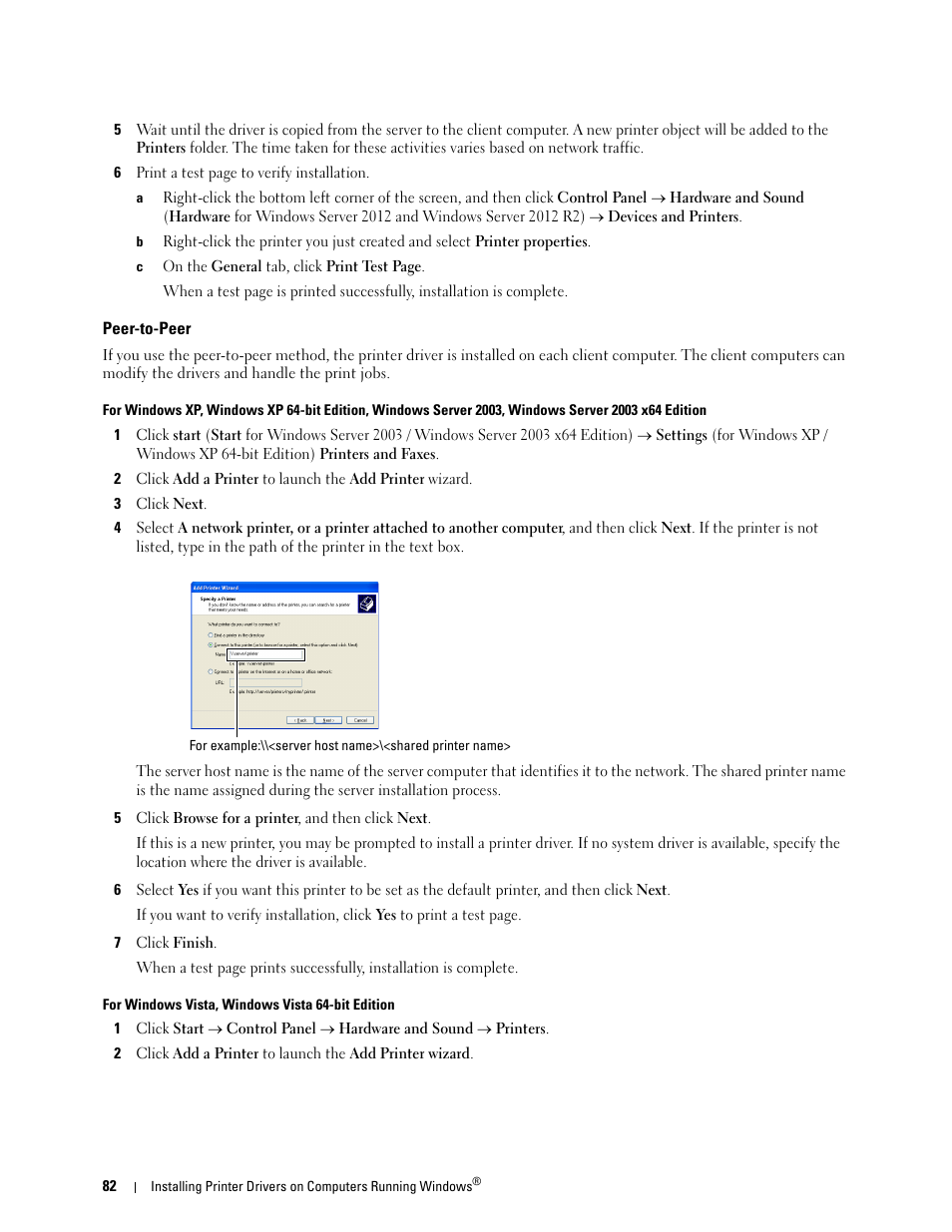 Peer-to-peer | Dell C1765NFW MFP Laser Printer User Manual | Page 84 / 382