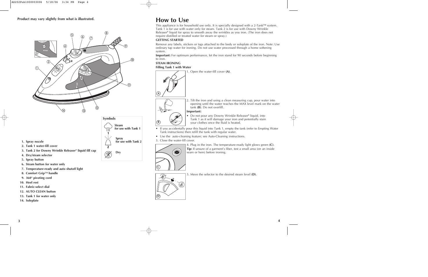 How to use | Black & Decker AS202 User Manual | Page 3 / 15