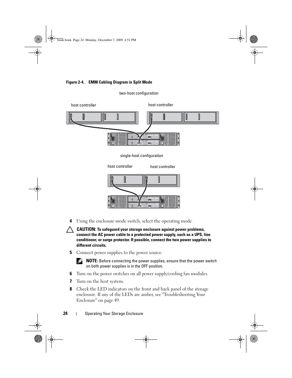 The secondary emm. see figure 2-4 | Dell PowerVault MD1200 User Manual | Page 24 / 70