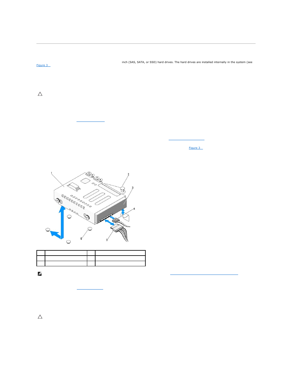 Hard drives, Removing a hard drive, Installing a hard drive | Dell PowerEdge R210 User Manual | Page 21 / 61