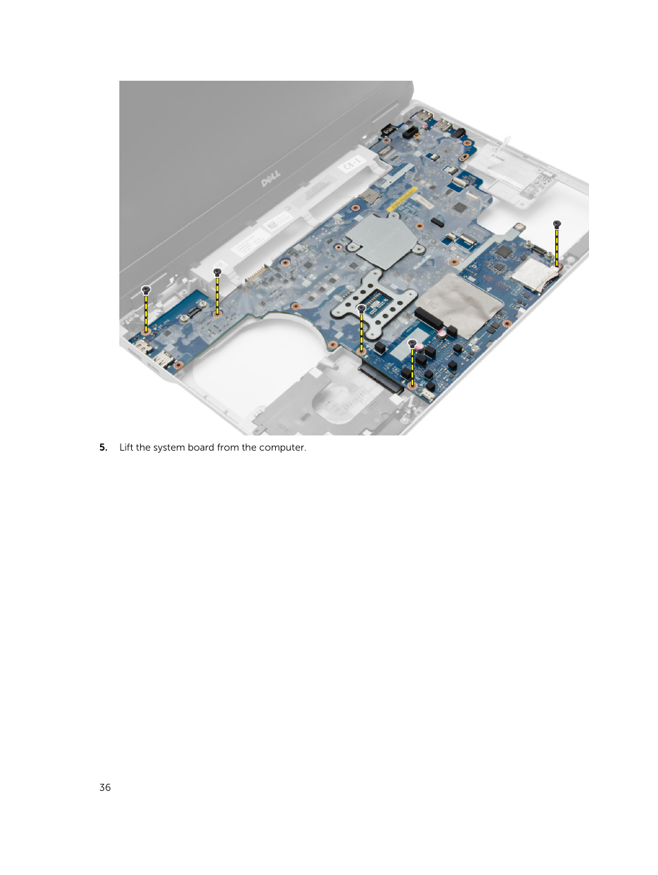 Dell Precision M2800 (Early 2014) User Manual | Page 36 / 73