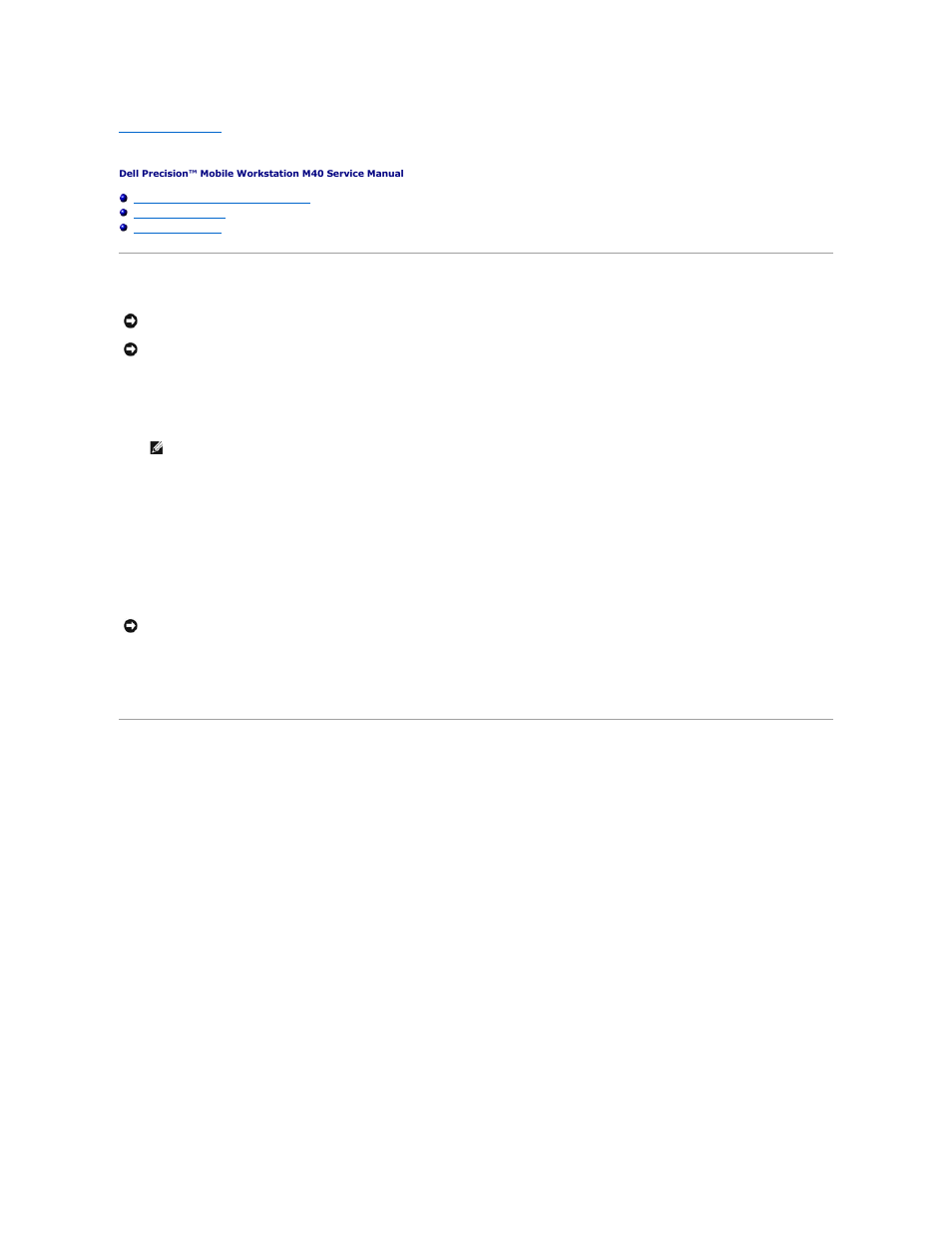 Before you begin, Preparing to work inside the computer, Recommended tools | Dell Precision M40 User Manual | Page 2 / 26