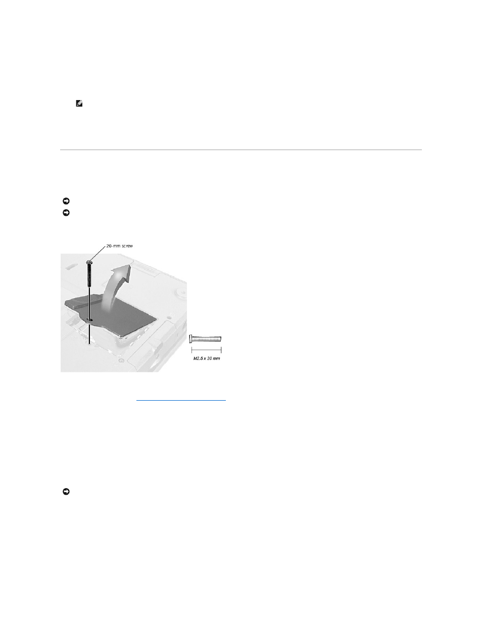 Mini pci card assembly, Removing the mini pci card assembly, Replacing the mini pci card assembly | Dell Precision M40 User Manual | Page 8 / 26
