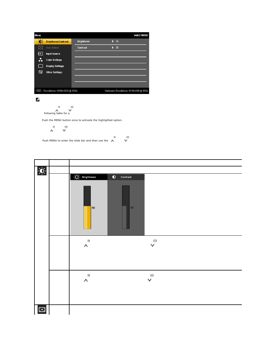 Dell E1909Wb Monitor User Manual | Page 15 / 30